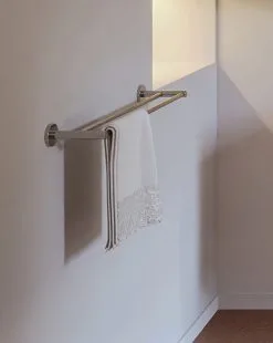 Allibert Coperblink Handdoekhouder 2 Stangen - Glanzend Chroom