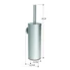 Allibert Coperblink Toiletborstel Geborsteld Chroom -meubels winkel product 720601