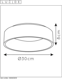 Lucide Talowe Plafondspot Zwart 1x20w LED -meubels winkel product 720844