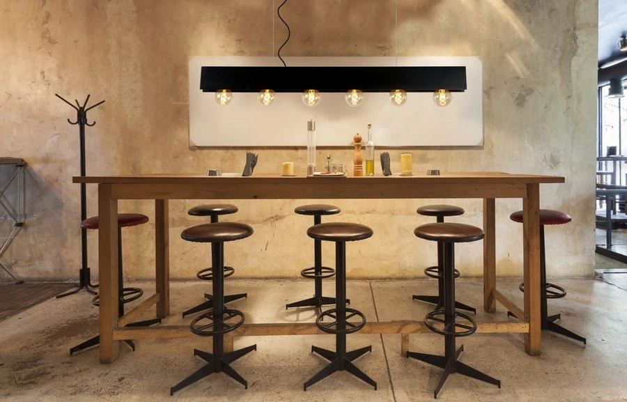 Lucide Surtus Hanglamp Zwart 6x60w E27 5 Lucide Surtus Hanglamp Zwart 6x60w E27 - Afbeelding 3