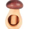 Kitchen Tools Notenkraker Champignon 10x6 Cm - Hout - Naturel/Bruin