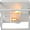 Lucide Carlyn Plafondlamp Badkamer Wit IP54 - 2x E14 Socket -meubels winkel product 722239