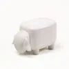 Qualy Bewaarpot Sheepshape Container Jr 7.3x1.3x8.3cm - Wit/Wit -meubels winkel product 724529