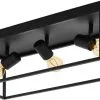Eglo Silentina Plafondlamp Zwart 3x E27 Socket -meubels winkel product 730085