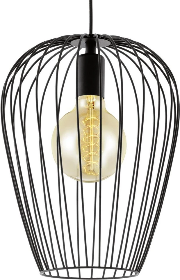 Eglo Newtown Hanglamp Zwart 1x E27 Socket - Diameter 275mm 3 Eglo Newtown Hanglamp Zwart 1x E27 Socket - Diameter 275mm