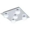 Eglo Romendo Plafondlamp Badkamer IP44 5x 4,5W - Chroom -meubels winkel product 730249