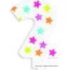 SCRAP COOKING ScrapCooking Verjaardagskaars Cijfer 2 -meubels winkel product 732037