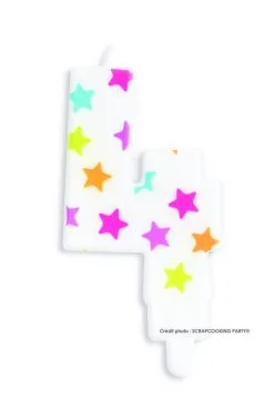 SCRAP COOKING ScrapCooking Verjaardagskaars Cijfer 4