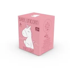 Dhink Nachtlamp Unicorn Pastel Roze 10 Cm + Timer - Babylight -meubels winkel product 735522