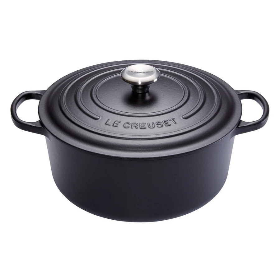 Le Creuset Braad- En Stoofpan 34 Cm 12 L Mat Zwart 3 Le Creuset Braad- En Stoofpan 34 Cm 12 L Mat Zwart