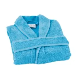 Clarysse Badjas Uni Cole Sjaal Maat 110/116 Aqua -meubels winkel product 745726