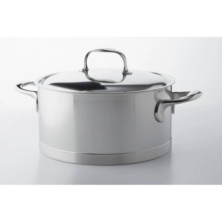 Demeyere Kookpot Atlantis 5.2L Triplinduc 7ply Silvinox - D24xH12cm 4 Demeyere Kookpot Atlantis 5.2L Triplinduc 7ply Silvinox - D24xH12cm - Afbeelding 2