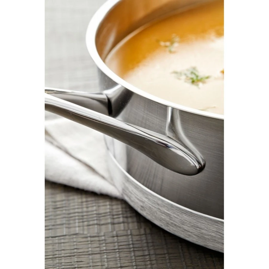 Demeyere Steelpan Atlantis 1.5L Triplinduc 7ply Silvinox - D16xH8cm 4 Demeyere Steelpan Atlantis 1.5L Triplinduc 7ply Silvinox - D16xH8cm - Afbeelding 2