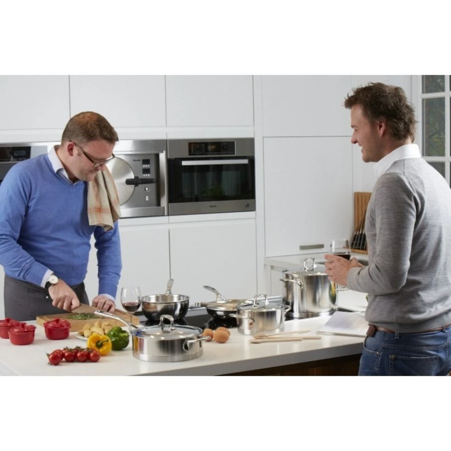 Demeyere Steelpan Atlantis 1.5L Triplinduc 7ply Silvinox - D16xH8cm 5 Demeyere Steelpan Atlantis 1.5L Triplinduc 7ply Silvinox - D16xH8cm - Afbeelding 3