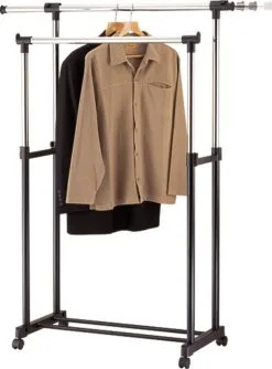 Artex Kledingrek Portly 2 Dubbel 94-145x43x95/170cm - Zwaar