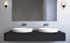 Lucide Roxy Wandlamp Badkamer Zwart G9 Led Lamp - IP44 -meubels winkel product 756713