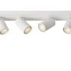 Lucide Xyrus Opbouwspot Wit 4-lichts 4x GU10 Dim-to-Warm Lamp 5W -meubels winkel product 756817