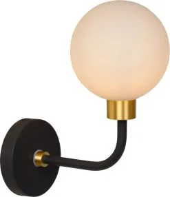 Lucide Berend Wandlamp Badkamer Zwart 1x33w G9