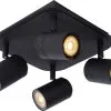 Lucide Lennert Plafondspot Zwart 4x5w GU10 1 Lucide Lennert Plafondspot Zwart 4x5w GU10 -meubels winkel product 756946