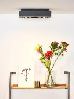 Lucide Xirax Plafondlicht Zwart 3x 5W GU10 Led Dim-To-Warm 11 Lucide Xirax Plafondlicht Zwart 3x 5W GU10 Led Dim-To-Warm -meubels winkel product 756979