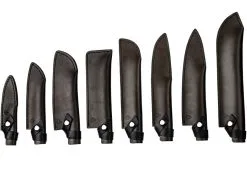 Forged Leren Hoes Voor Forged Santokumes 18 Cm - Olive - Brute - Intense - Sebra -meubels winkel product 761432