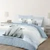 Vision Dekbedovertrek Polar Bear 140x220 Cm Flanel Blauw|Wit -meubels winkel product 776658