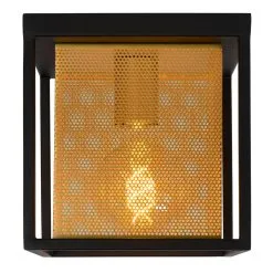 Lucide Sansa Plafondlamp Zwart/Goud 1x E27 Socket 10 Lucide Sansa Plafondlamp Zwart/Goud 1x E27 Socket -meubels winkel product 782482