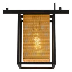 Lucide Sansa Hanglamp Zwart/Goud 3x E27 Socket 10 Lucide Sansa Hanglamp Zwart/Goud 3x E27 Socket -meubels winkel product 782503