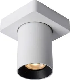 Lucide Nigel Plafondspot Wit Richtbaar 1x 5W Dim-to-warm