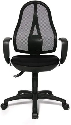 Topstar Bureaustoel Open Point SY Zwart, Met Vaste Leuning -meubels winkel product 783417