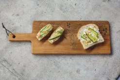 Cosy & Trendy Cosy&Trendy Serveerplank Acacia 35.5x25x1.5cm - Met Tekening -meubels winkel product 784624