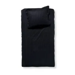 Damai Dekbedovertrek Linea Black Onyx 140x220 Cm Satijn