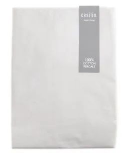 Casilin Hoeslaken Mouse Licht Grijs 200x200 Cm Katoen Percale