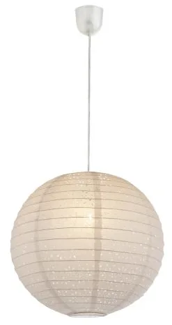 Globo Paper Hanglamp Diameter 40cm Exclusief Pendel