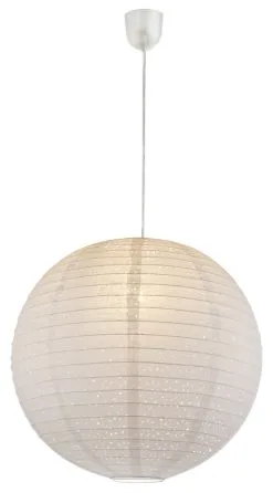 Globo Paper Hanglamp Diameter 50cm Exclusief Pendel