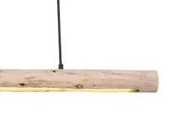 Globo Mella Hanglamp Metaal Zwart 80cm Met Geintegreerde LED Strip -meubels winkel product 787302