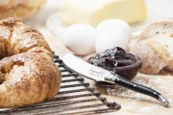 Laguiole Botermes Set 4 Stuks Zwart In Houten Tray By Style De Vie -meubels winkel product 789123