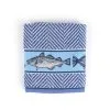 Bunzlau Castle Handdoek Fish 53x60 Cm - Royal Blue -meubels winkel product 789541