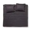 Damai Dekbedovertrek Linea Graphite 260x220 Cm Satijn