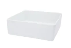 Cosy & Trendy Cosy&Trendy Ovenschotel Wit 14.5x14.5xH4.6cm - Porselein