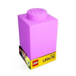 LEGO Nachtlamp LED Brick Silicone Roze
