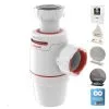 Wirquin Neo Sifon Met Ingesmolten Dichtingen Voor Lavabo - Uitgang 40 Mm - Ontlucht
