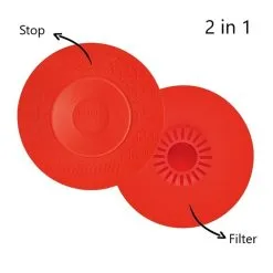 Wirquin Universele Dop Uppy D 110 Mm Zwart - Stop Met Filter -meubels winkel product 804225