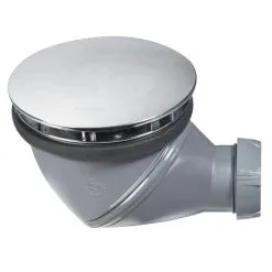 Wirquin Afvoerplug James Voor Douche Hor/Vert 54 L/m - D90 - D40 - Verchroomd -meubels winkel product 804230