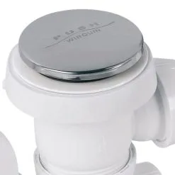 Wirquin Badafvoer Quick-Clac D40 60L/min - Verchroomd -meubels winkel product 804258