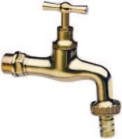 Itap Dubbel Dienst Stopkraan 1/2-3/4 Poly Koper