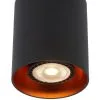 Lucide Bido Plafondspot Rond Zwart 1x GU10 Socket -meubels winkel product 808604