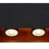 Lucide Bido Plafondspot Rechthoek Zwart 2x GU10 Socket -meubels winkel product 808606