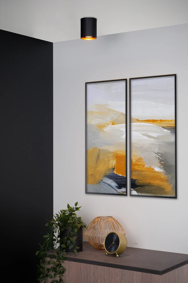 Lucide Bido Plafondspot Rond Zwart 1x GU10 Socket 5 Lucide Bido Plafondspot Rond Zwart 1x GU10 Socket - Afbeelding 3