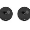 ZACK Duplo Handdoekhaak Rond Zwart Set Van 2 -meubels winkel product 810788